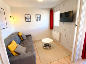 Studio 4 pers. avec coin montagne, proche pistes, secteur calme, balcon, garage - FR-1-516-171
